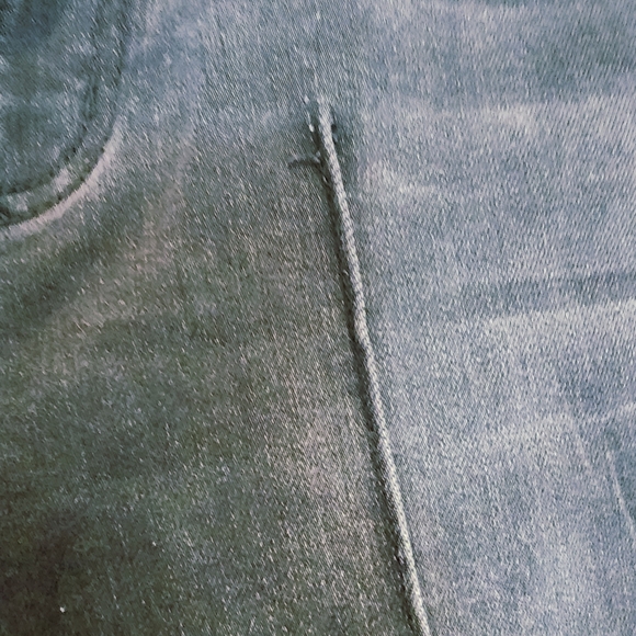 DEAR JOHN DENIM HOLLY SUPER HIGH RISE WIDE HEMMED JEANS | JET SET WASH SZ 30 - Picture 9 of 16